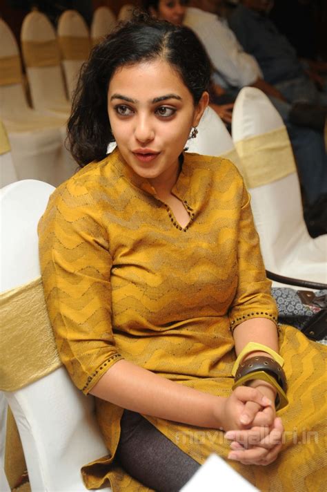 I See You Nithya Menon Cute Stills 180 Movie Pressmeet