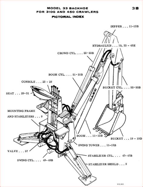 john deere  backhoe parts diagram
