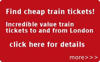 cheap train  london