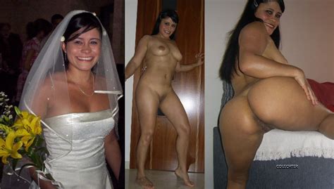 clothed then unclothed brides