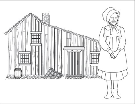 house   prairie coloring pages   gambrco