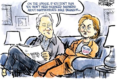 political cartoons “creepy sleepy” joe biden the mercury news