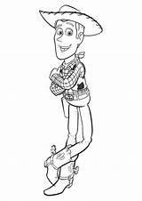 Coloring Pages Toy Story Coloringpages1001 Cowboy sketch template