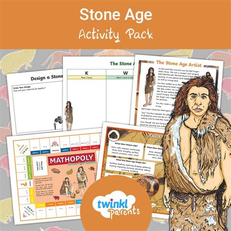 ks stone age activity pack stone age activities activity pack
