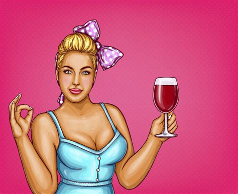 femme blonde en surpoids détient un verre de vin grosse dame en blouse bleue nœud papillon