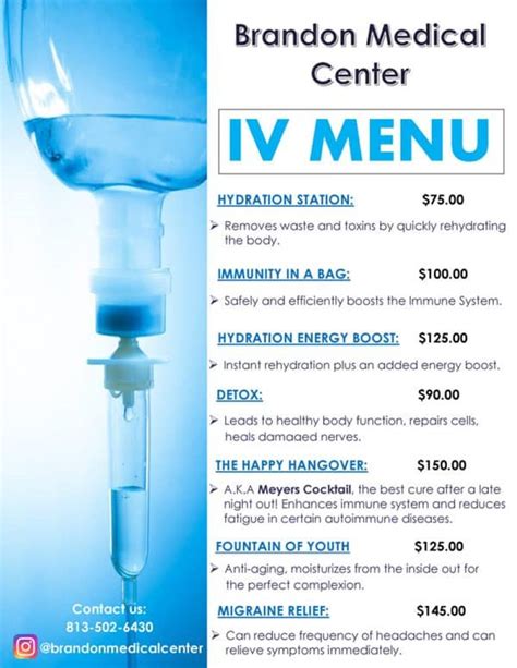 iv vitamin nutritional hydration therapy brandon medical center