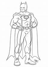Batman Wayne Bruce Deviantart sketch template