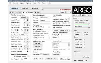 ARGO Content Generator screenshot #2