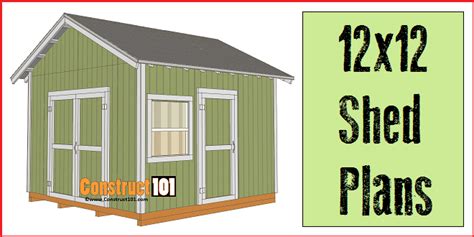 shed plans gable shed construct