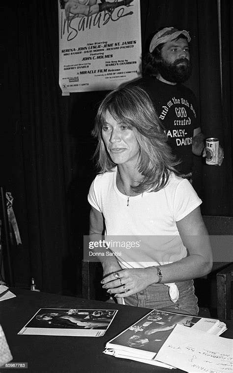 Marilyn Chambers Appearing At A Press Conference To Promote Her Film