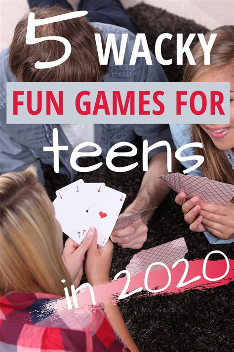 5 wacky fun games for teens party game ideas