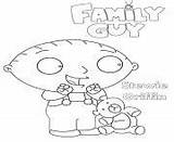Stewie Guy Family Printable Coloring Cartoon Pages sketch template