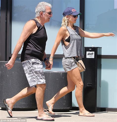 elsa pataky steps out in daisy dukes and bikini top in malibu daily mail online