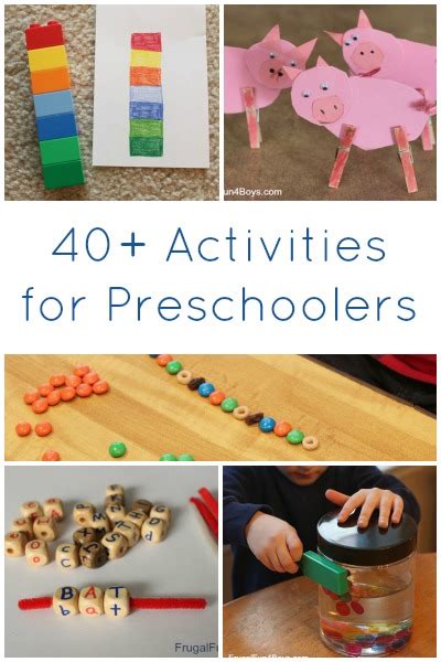 activities  preschoolers