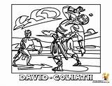 Goliath David Coloring Pages Printable Clipart Colouring Popular Kids Library Coloringhome sketch template