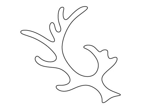 black  white drawing   deers antlers