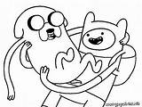Coloring Pages Cartoon Network Characters Drawing Adventure Time Jake Show Regular Clipart Finn Library Drawings Printable Cartoons Color Print Clip sketch template