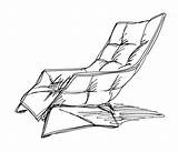Recliner Chair Drawing Zanotta Maserati Lounge Furniture Milan Clipartmag Preview Contemporary Style Designswelove sketch template