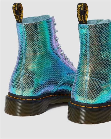 pascal iridescent ankle boots dr martens