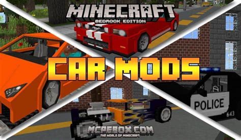 the 5 best car mods addons for minecraft pe bedrock mcpe box
