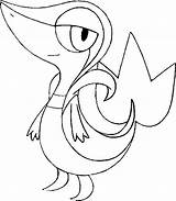 Pokemon Coloring Pages Snivy Para Printable Colorear Kids Drawings Green Colouring Discover Books Choose Board sketch template