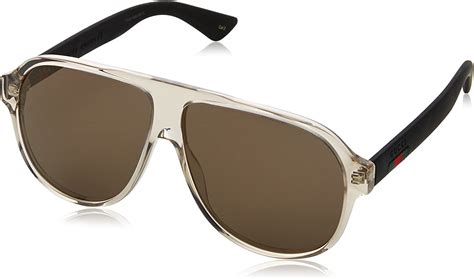 gucci men s gg0009s sunglasses brown black bronze 59 uk