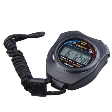 handheld stopwatch timer pc professional digital lcd sports stopwatch chronograph counter