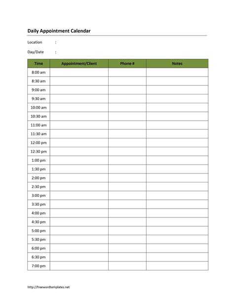 printable daily time management forms printable forms