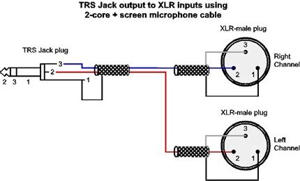 xlr  trs balanced wiring diagram search   wallpapers