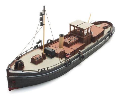 canal steam tug resin kit  wooden model boats model boats