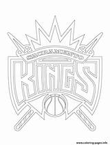 Kings Logo Coloring Sacramento Pages Drawing Nba Golden State Sport Warriors 76ers Printable Color Orlando Magic Drawings Getcolorings Print Paintingvalley sketch template