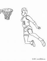 Basketball Basquete Jogador Shout Colorier Basquetbol Hellokids Layup Bola Getdrawings Getcolorings Korbleger Baloncesto sketch template