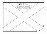 Colouring Burns Flag Ichild Scotland Pages Scottish Kids Robert sketch template