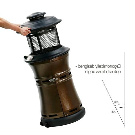 bali outdoors commercial lp gas propane patio heater
