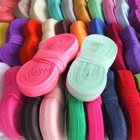 yardscolor elastic bands fold  elastic ribbon foe sewing elastic fabric garment