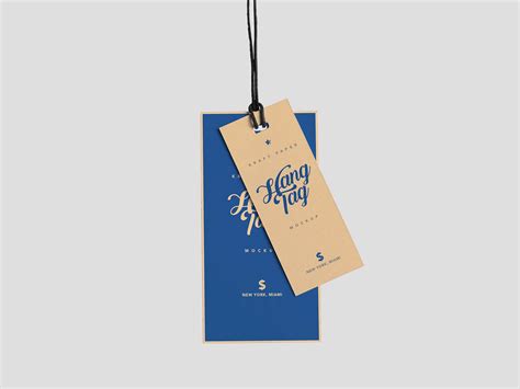 apparel tag mock ups  mockup mockup design