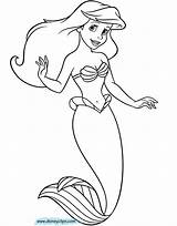 Ariel Outline Disney Clipart Mermaid Characters Little Coloring Pages Printable Template Face Cliparts Clip Drawing Drawings Clipground Library Dress Sketch sketch template