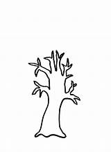 Coloring Tree Trunk Print sketch template