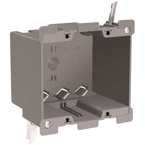 pass seymour outlet box  gangs  outlet wall gray