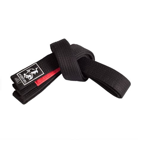 black  red sleeve jiu jitsu bjj belt adult
