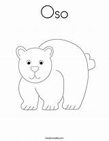 Coloring Oso Bear Built California Usa sketch template