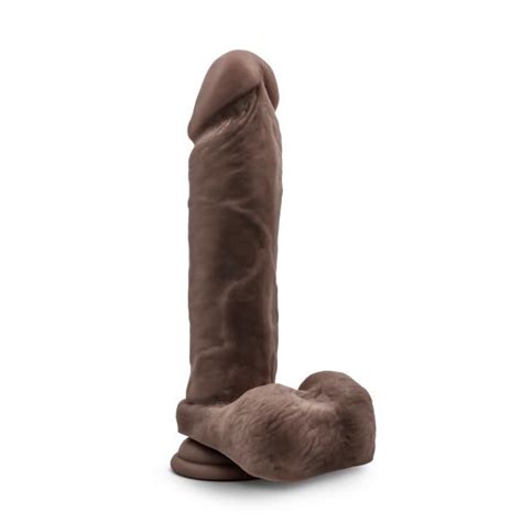 Au Naturel 9 5 Inches Dildo With Suction Cup Brown On