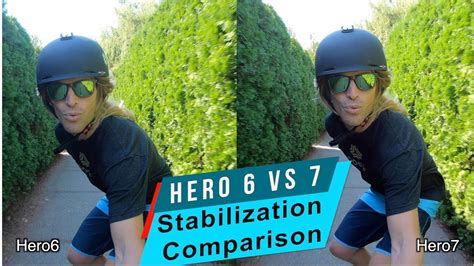gopro hero  hypersmooth  hero  stabilization comparison gopro tip  micbergsma youtube