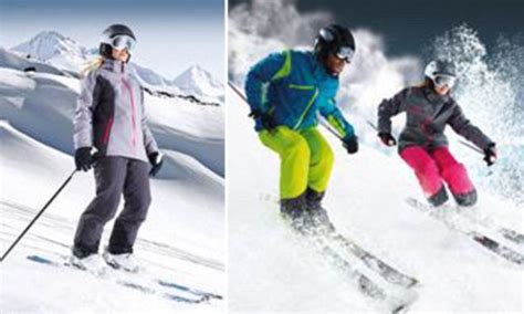 aldi unveils pro ski range  includes salopettes jackets  hats daily mail