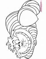 Wonderland Coloring Alice Pages Cat Printable Getdrawings Getcolorings sketch template