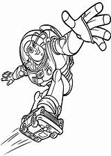 Buzz Lightyear Coloring Pages Print Printable Kids Book Story Toy sketch template