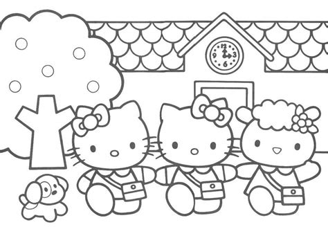 wonderful ideas   kitty birthday party  coloring pages