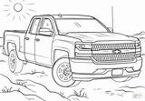 Chevy Coloring Truck Pages Silverado Trucks Lifted Cab Sketch Drawing Outline Drawings Double Chevrolet Printable Print Search Paintingvalley Nova Pickup sketch template