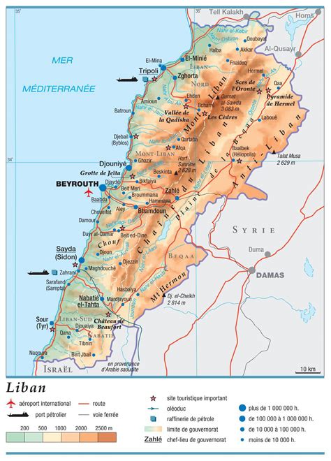 carte du liban plusieurs cartes du pays du moyen orient