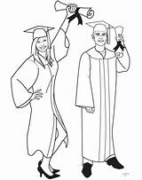 Graduation Drawings Drawing Cartoon Coloring Graduate Pages Clip Clipart Gif Cliparts Stand Superhero Clipartix Library Ins Ups Events Work Female sketch template
